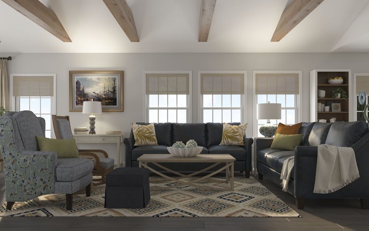 Image of Living Room Designed by Susan Rains - Field 1 Post Digital Marketing - Havertown